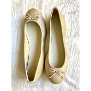 J. Crew Factory champagne ballet flats